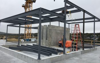 Erecting Penthouse structure
